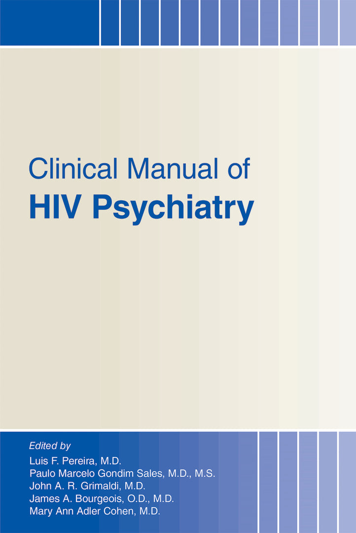 Cover image for Clinical Manual of HIV Psychiatry ISBN 9798894550978