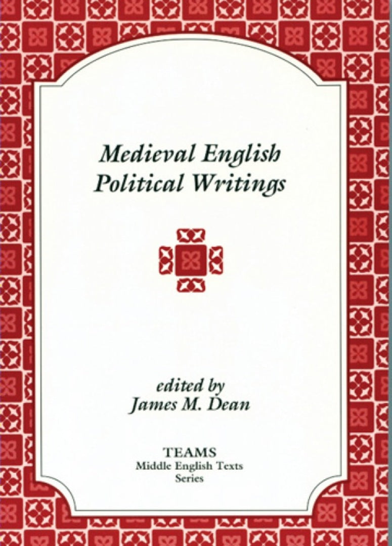 Cover image for Medieval English Political Writings ISBN 9781879288645