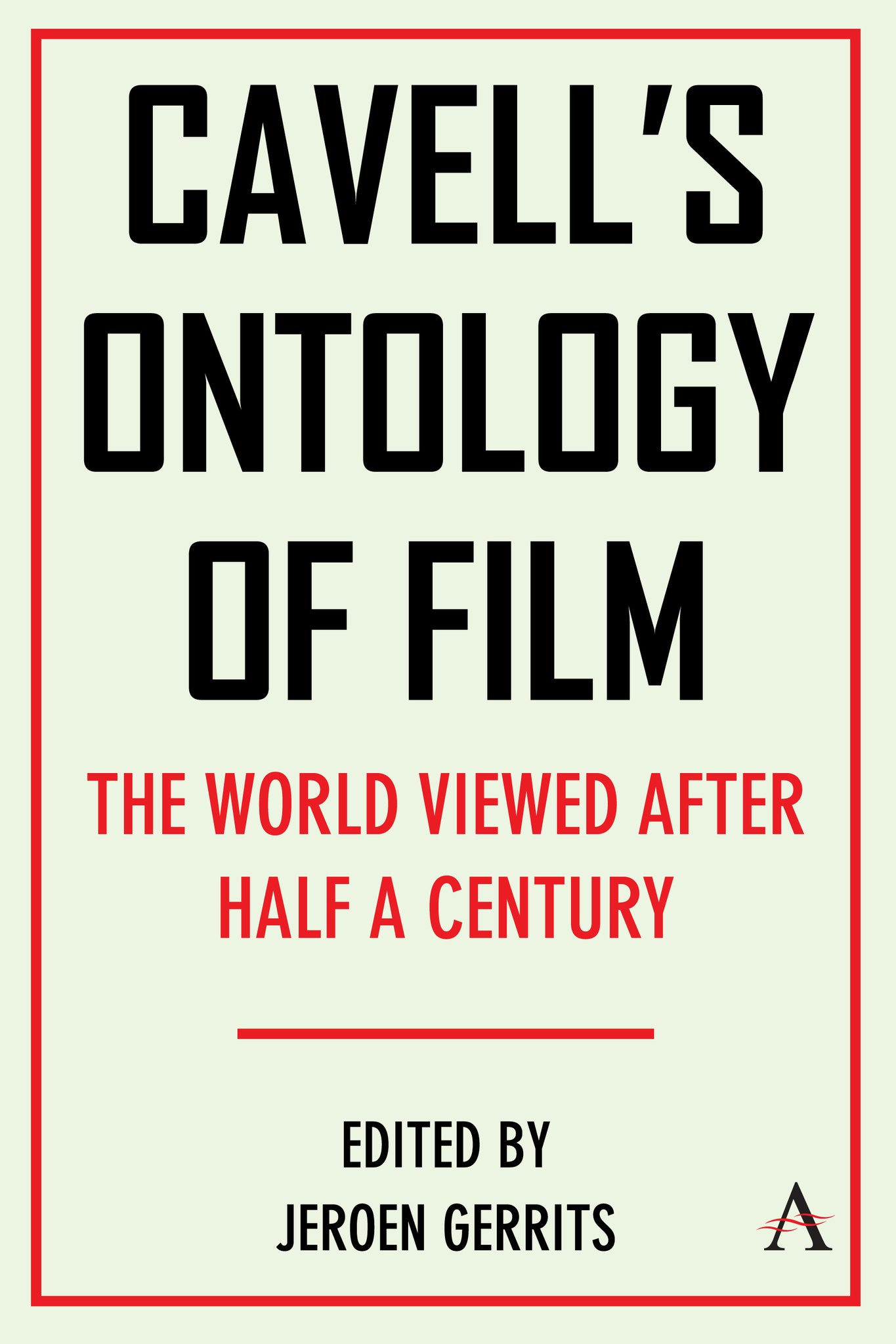 Cover image for Cavell's Ontology of Film ISBN 9781839995149