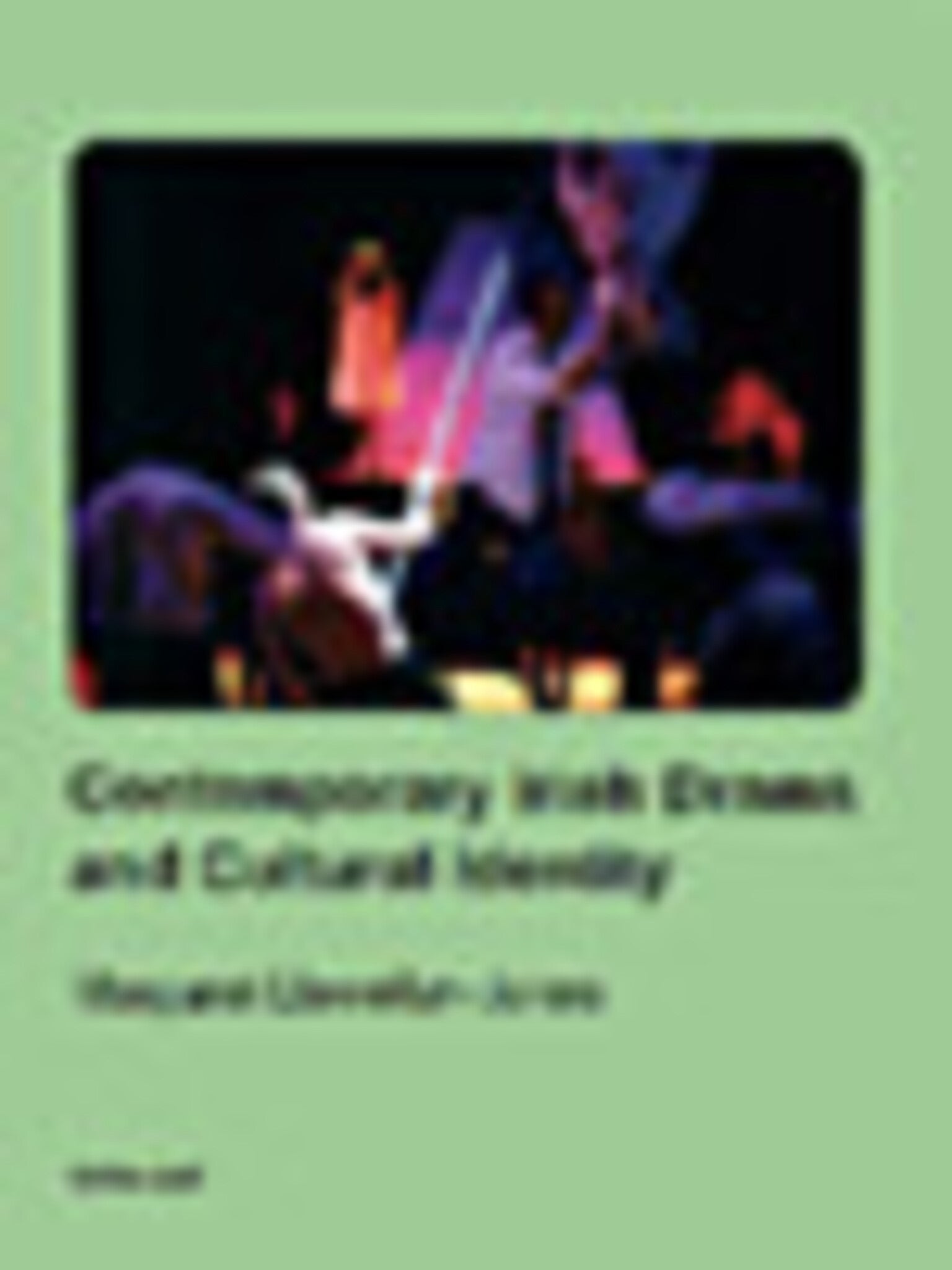 Cover image for Contemporary Irish Drama and Cultural Identity ISBN 9781841508245