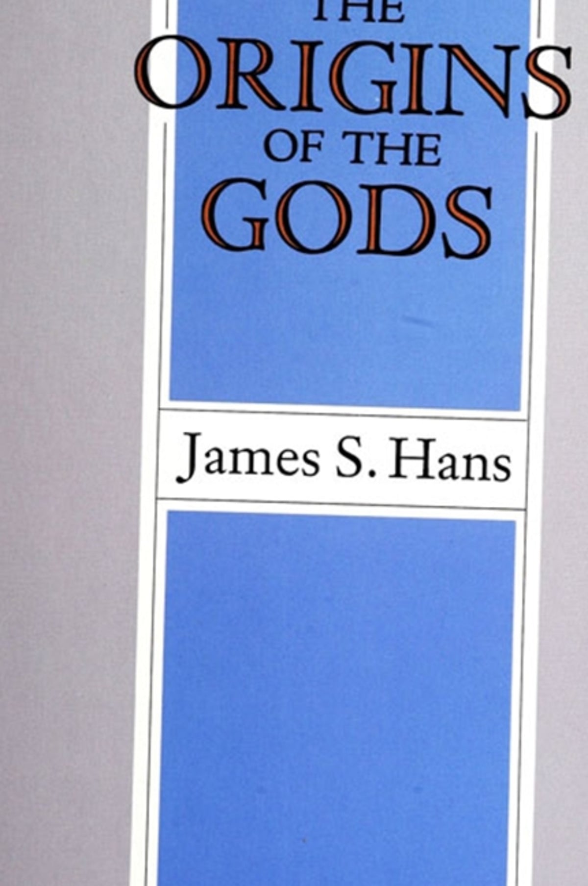 Cover image for The Origins of the Gods ISBN 9780791406618