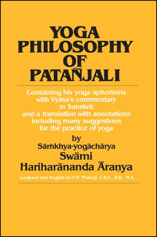 Yoga Philosophy of Patañjali