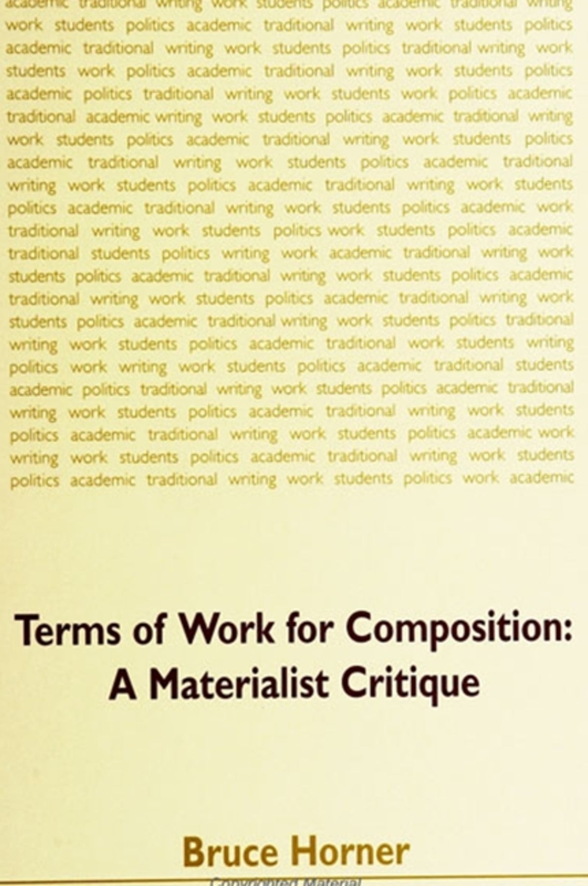 Terms of Work for Composition