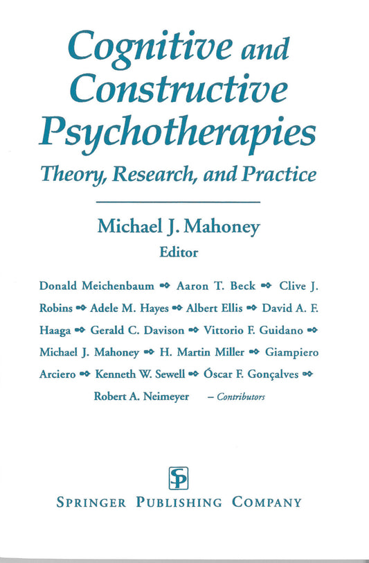 Cognitive and Constructive Psychotherapies