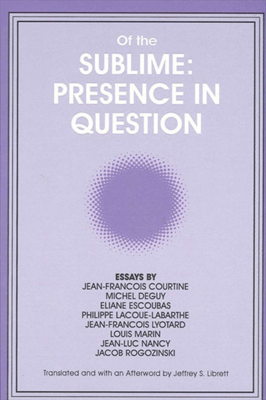 Of the Sublime: Presence in Question