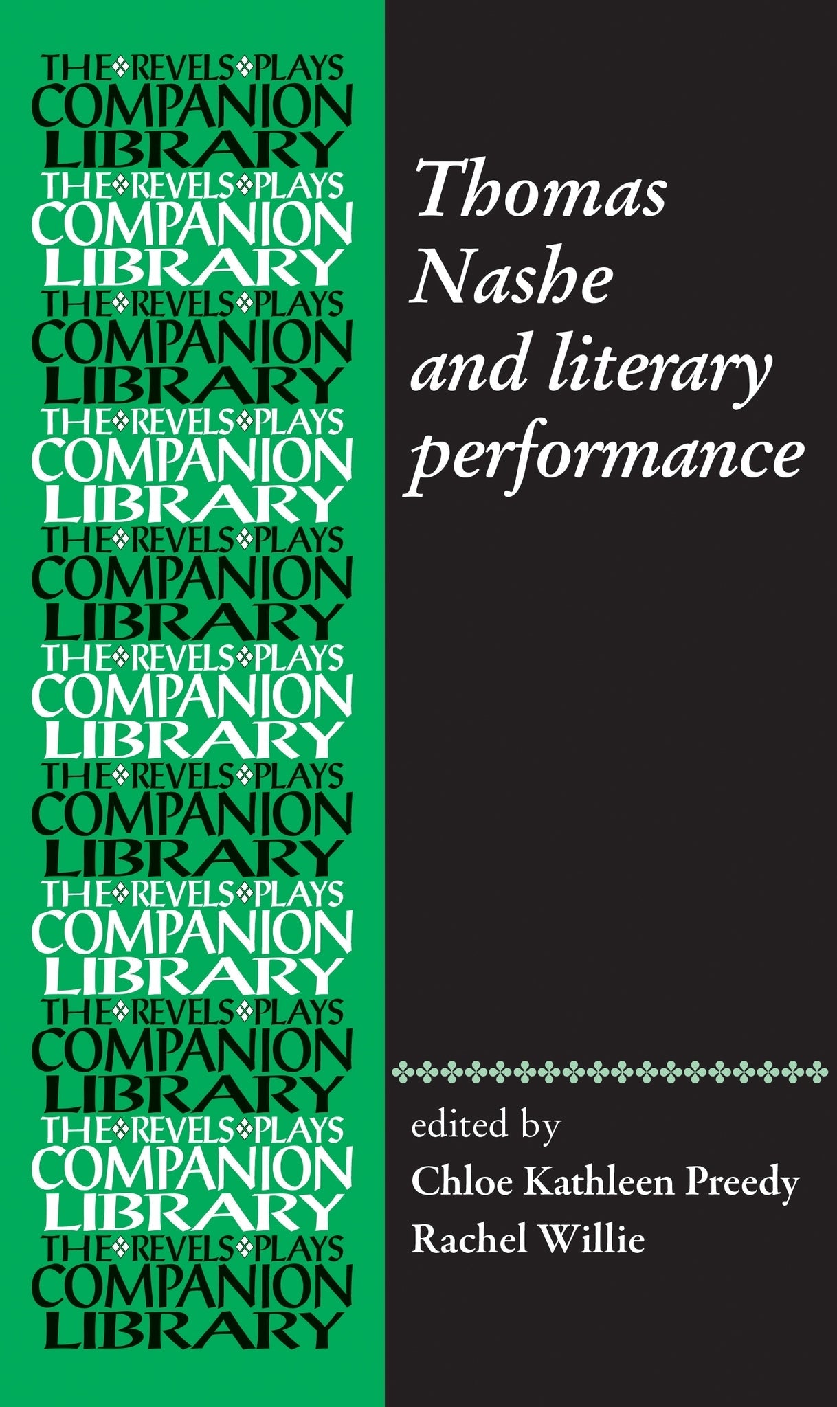Thomas Nashe and literary performance