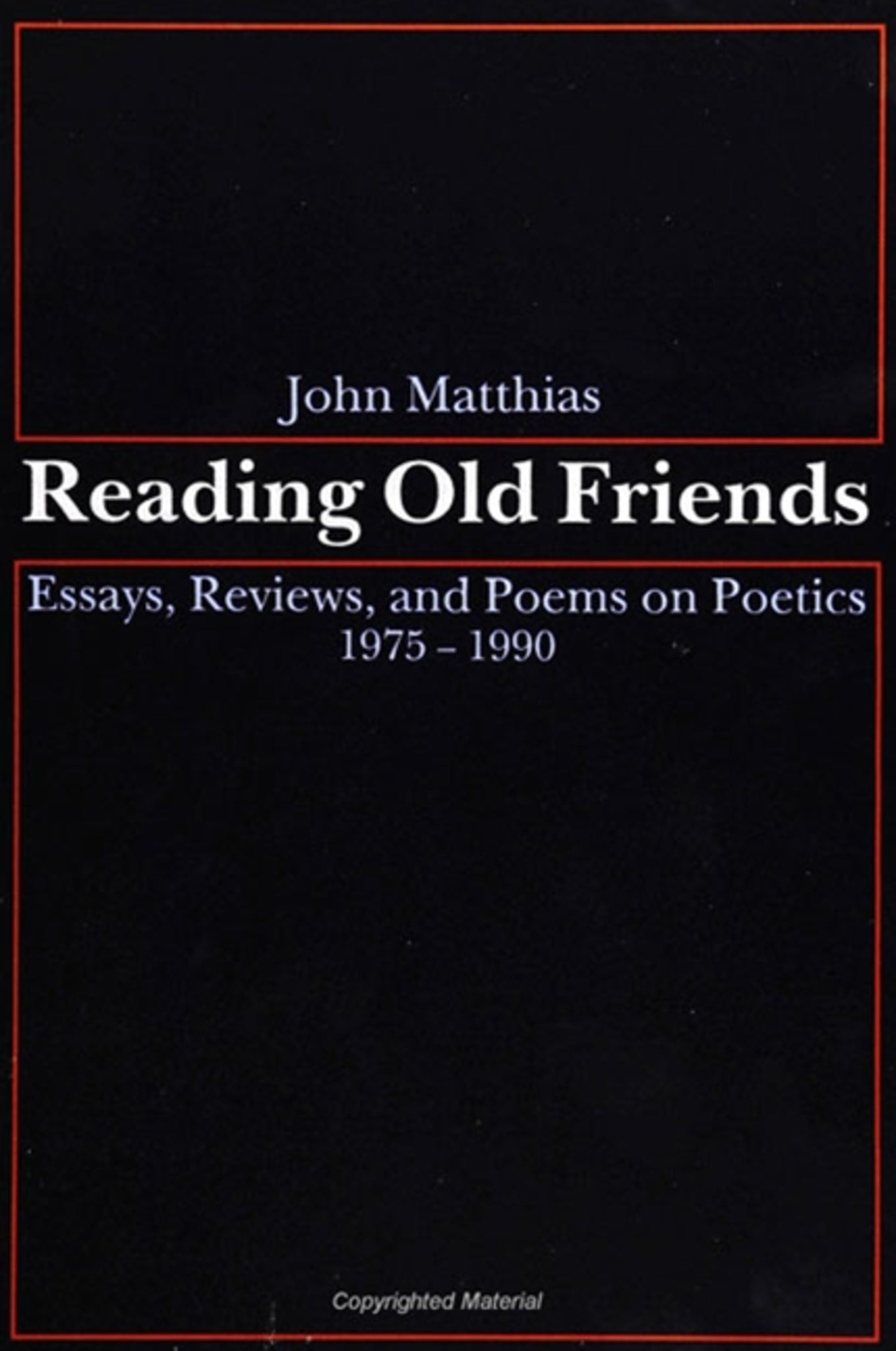 Reading Old Friends