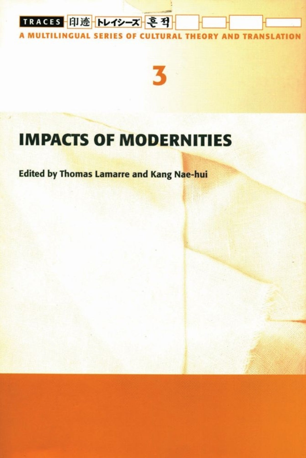 Cover image for Impacts of Modernities (Traces 3) ISBN 9789622096455