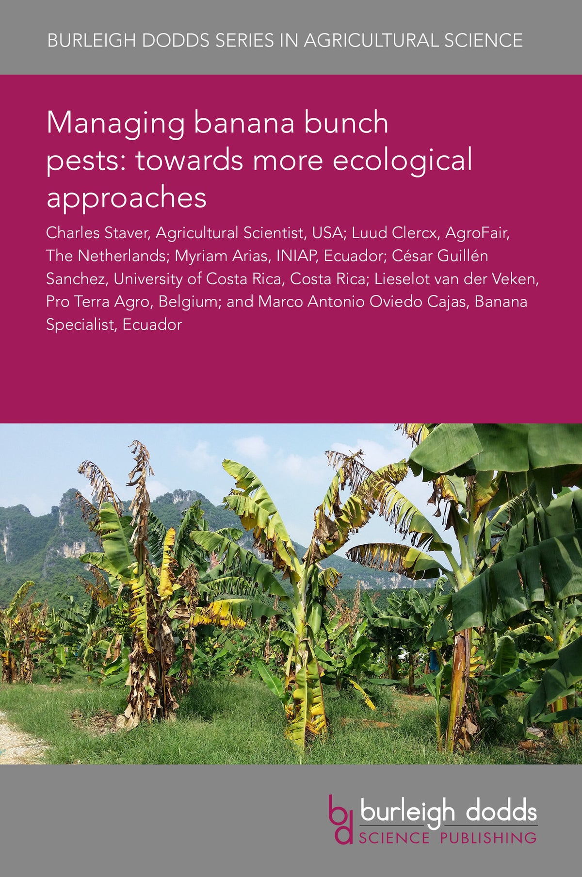Managing banana bunch pests: towards more ecological approaches