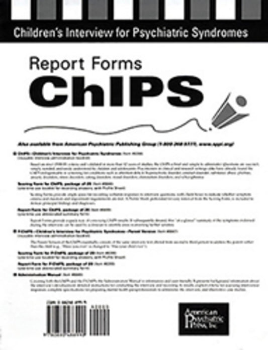 Report Forms for ChIPS