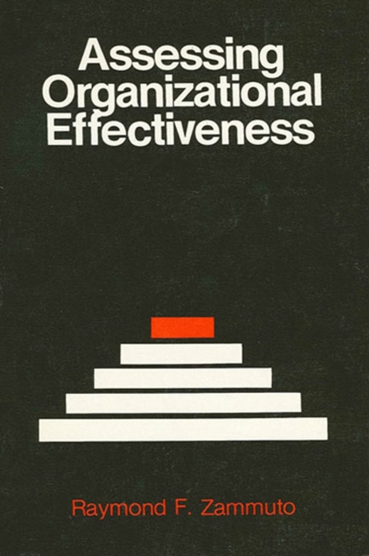 Cover image for Assessing Organizational Effectiveness ISBN 9780873955522