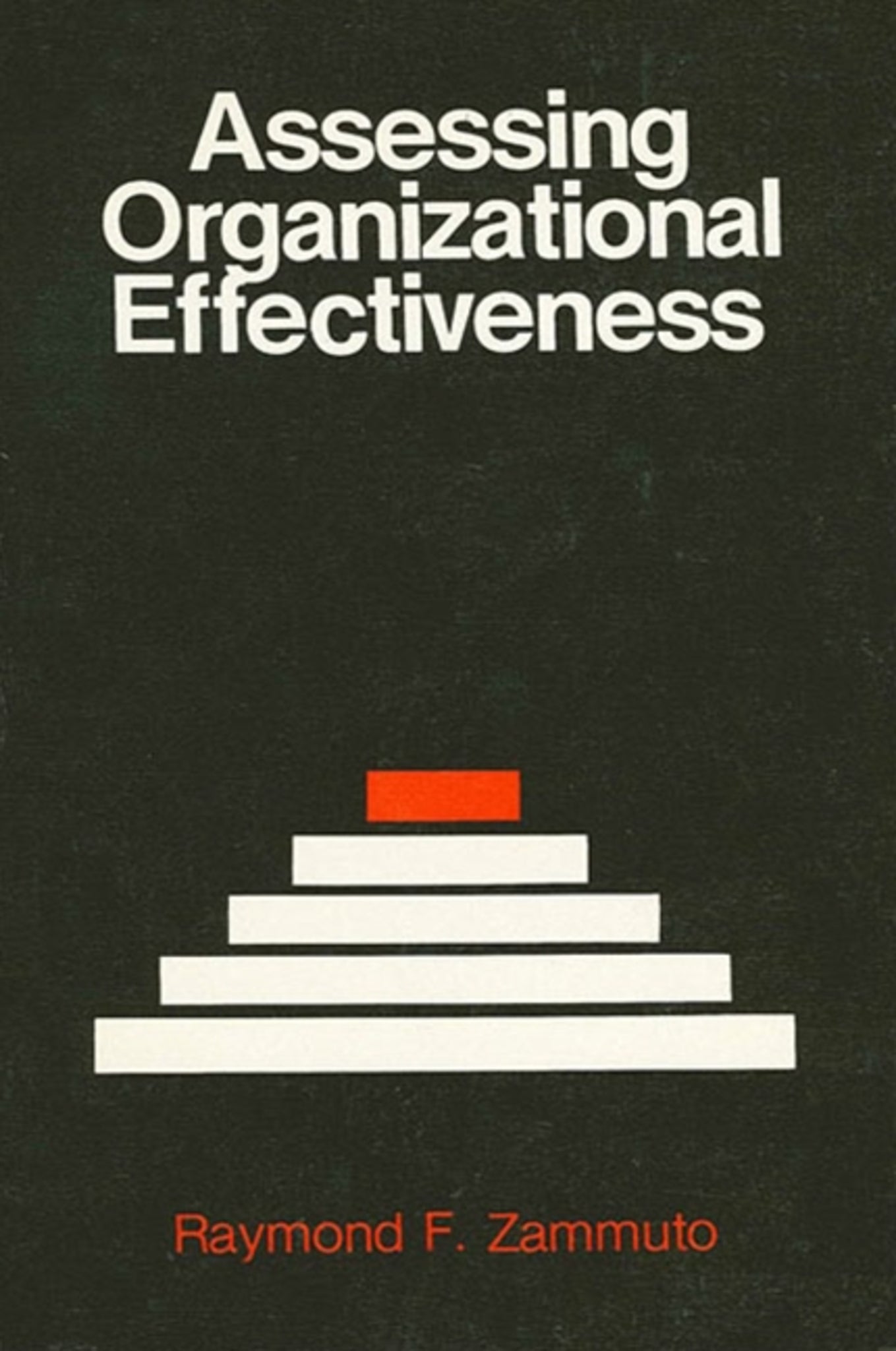 Cover image for Assessing Organizational Effectiveness ISBN 9780873955522