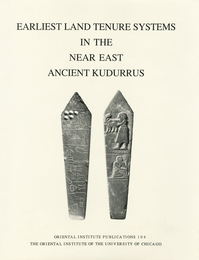 Cover image for Earliest Land Tenure Systems in the Near East ISBN 9780918986566