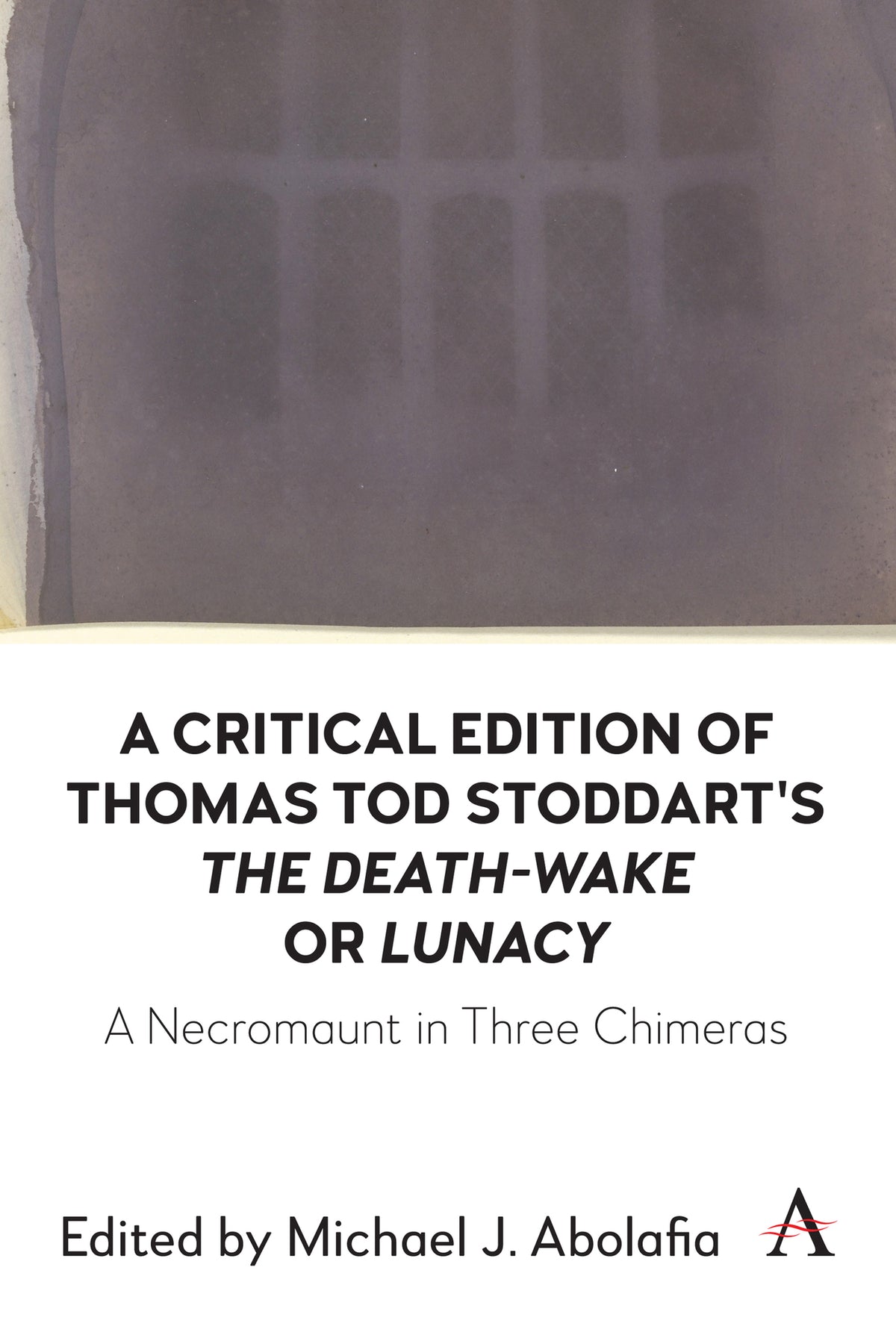 Cover image for A Critical Edition of Thomas Tod Stoddart's ‘The Death-Wake’ or 'Lunacy' ISBN 9781839994135