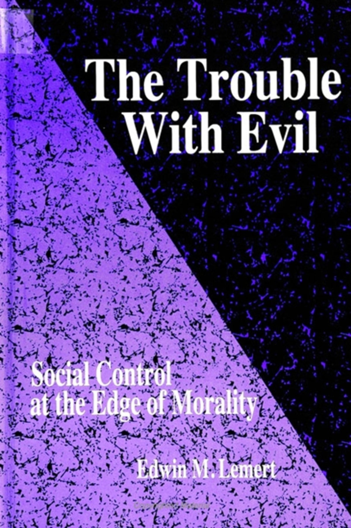 Cover image for The Trouble With Evil ISBN 9780791432440