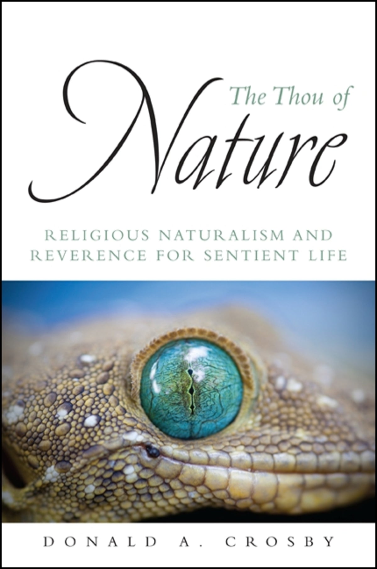 Cover image for The Thou of Nature ISBN 9781438446691