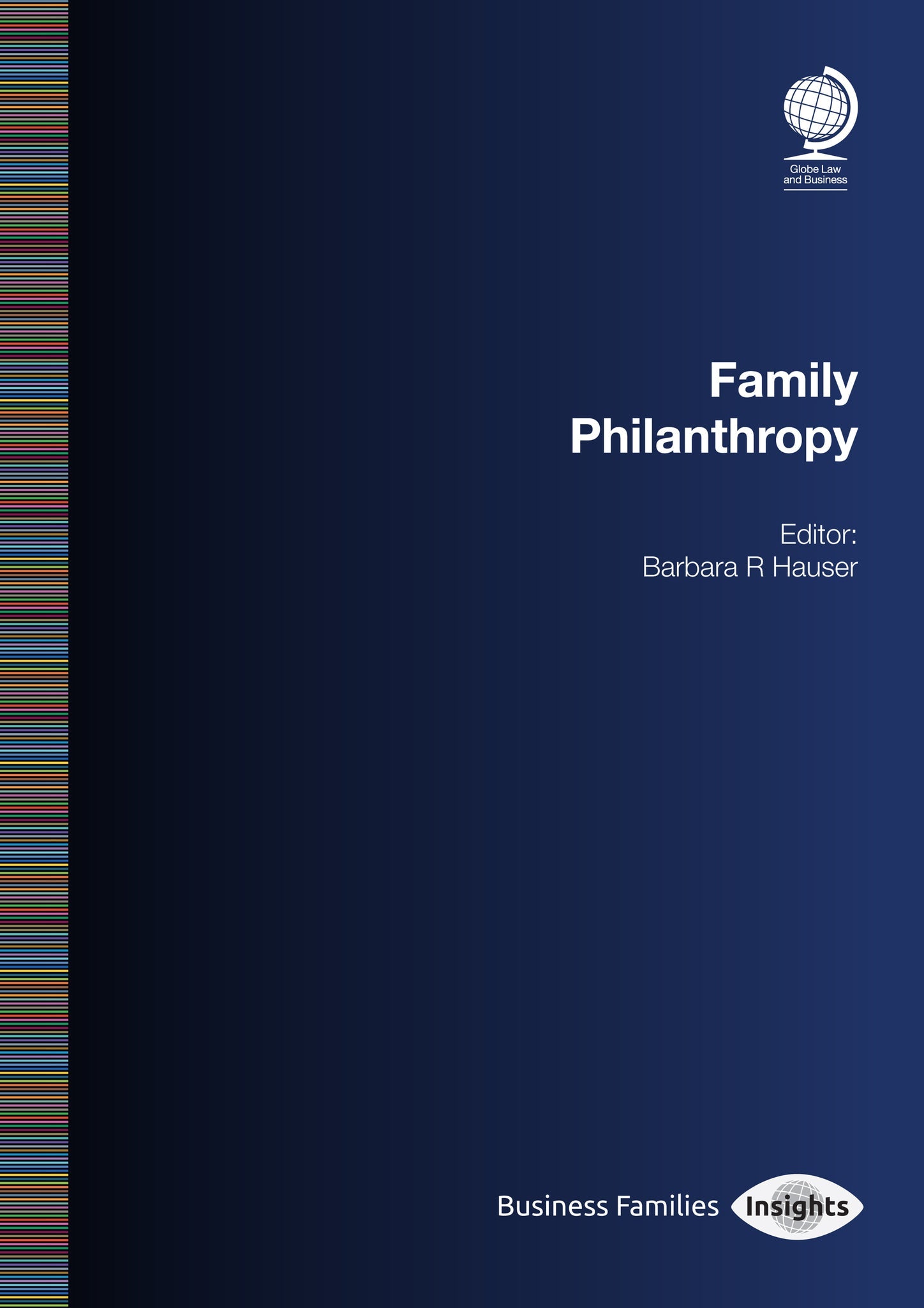 Cover image for Family Philanthropy ISBN 9781787425187