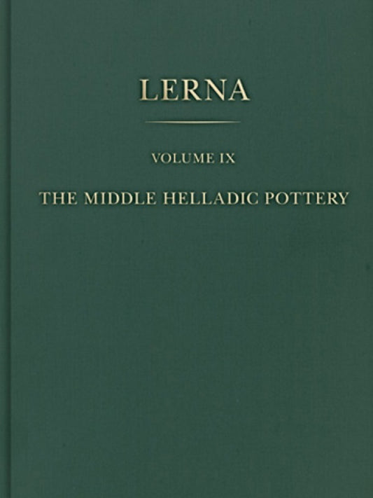 The Middle Helladic Pottery (2-volume set)