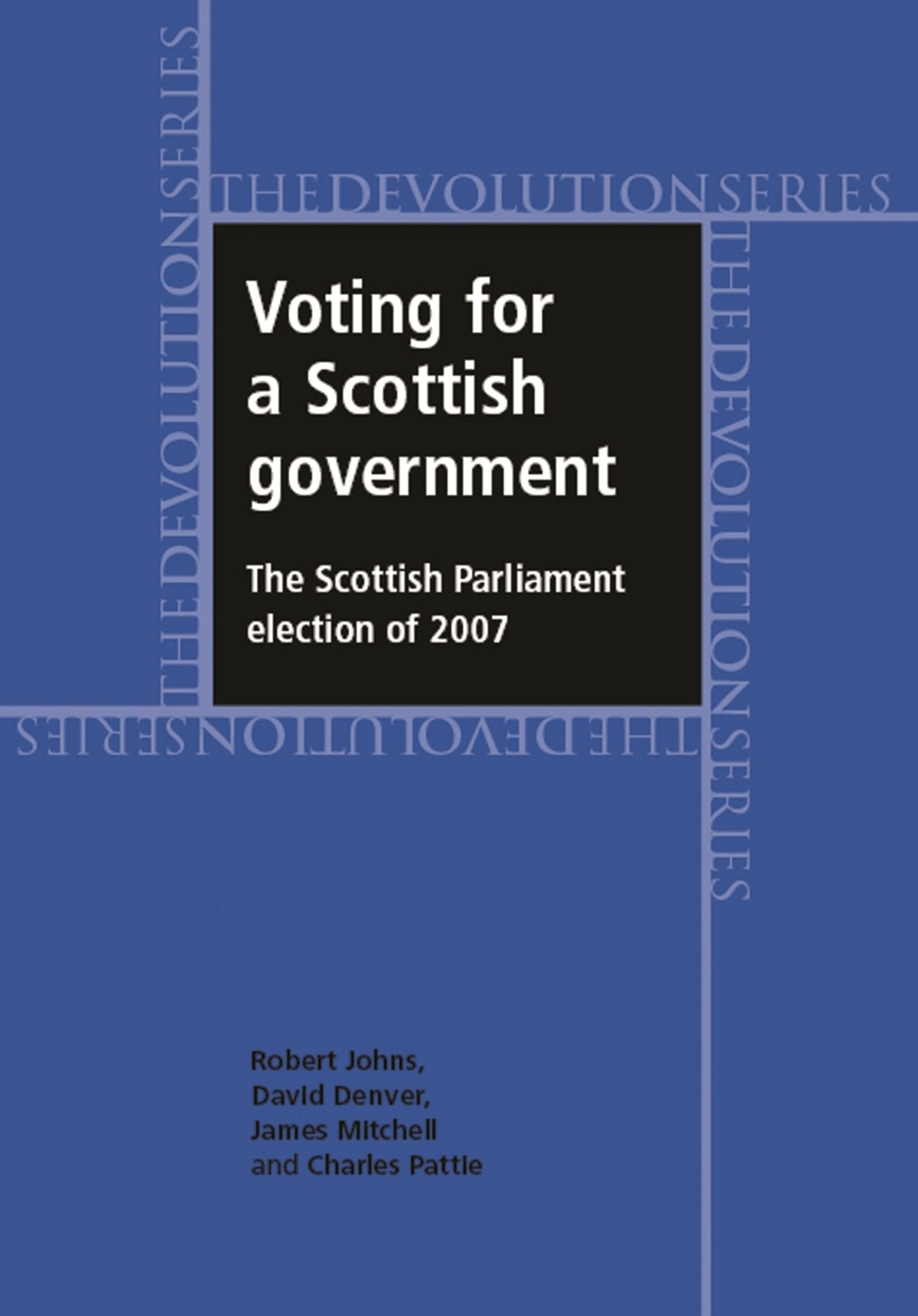 Voting for a Scottish government