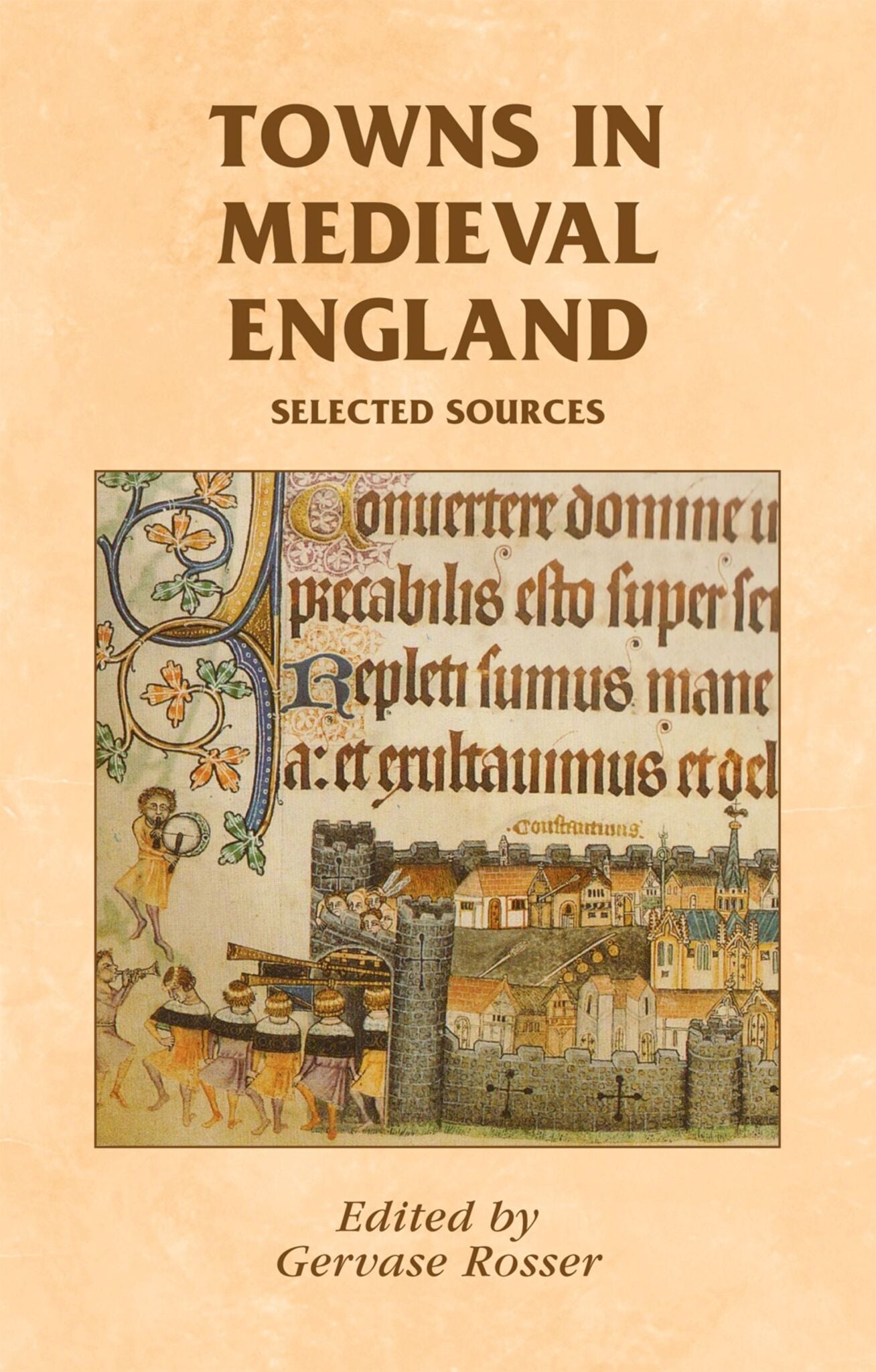 Cover image for Towns in medieval England ISBN 9780719049088