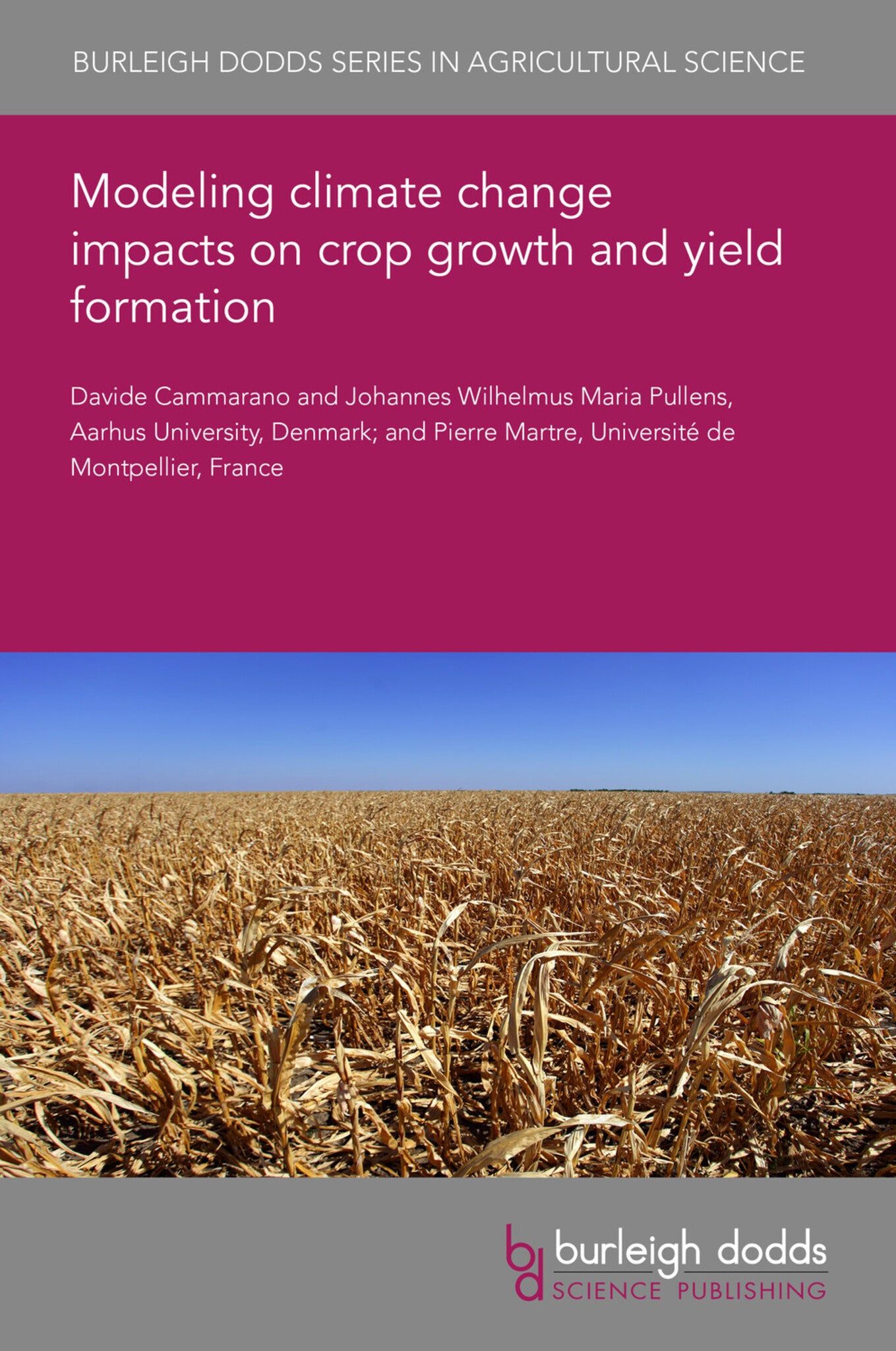 Modeling climate change impacts on crop growth and yield formation