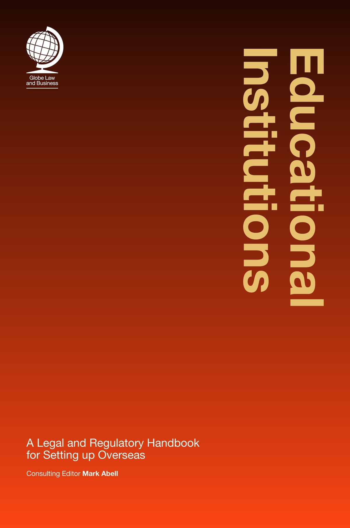 Cover image for Educational Institutions ISBN 9781787420878