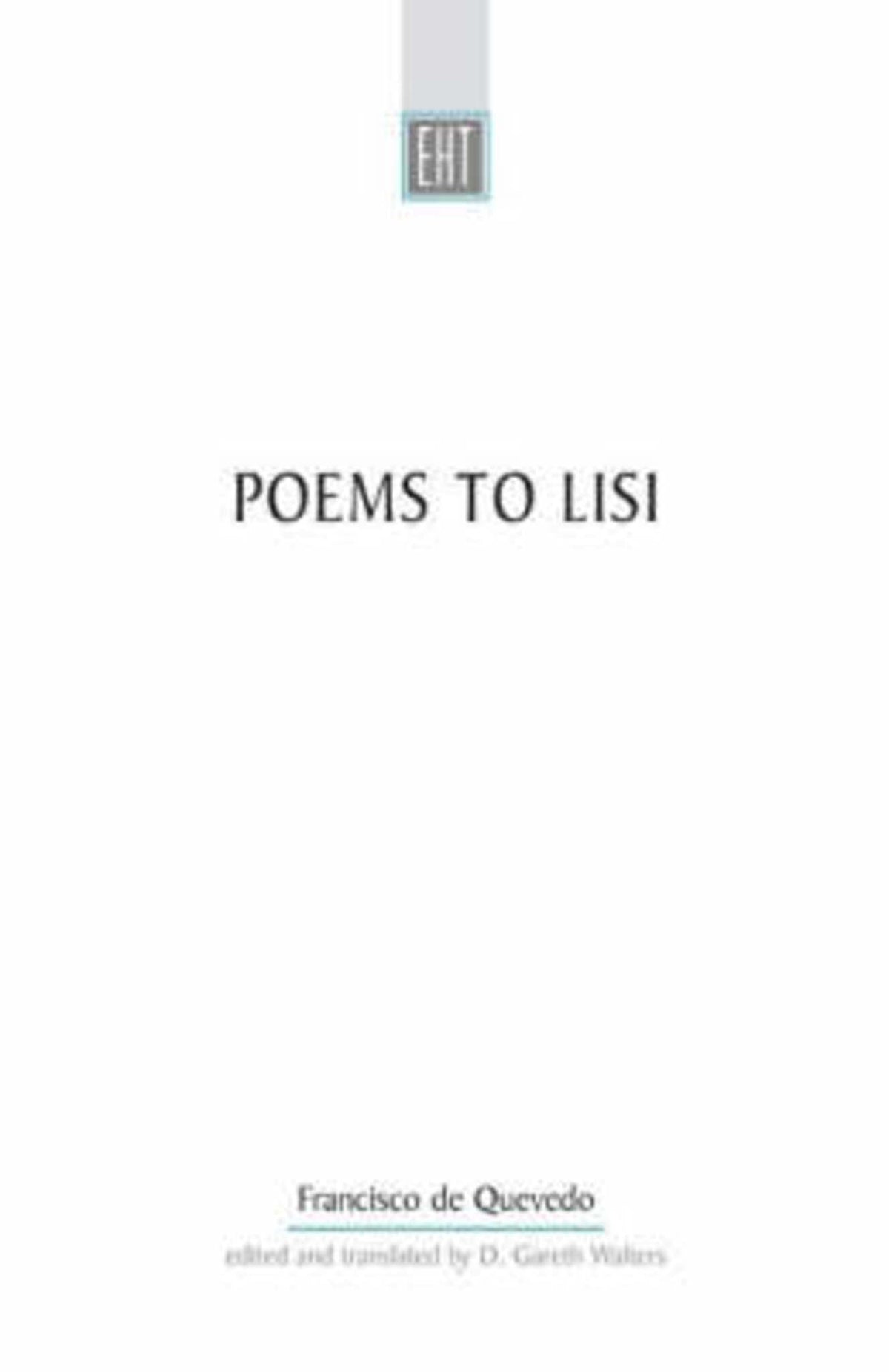 Cover image for Poems To Lisi ISBN 9780859899390