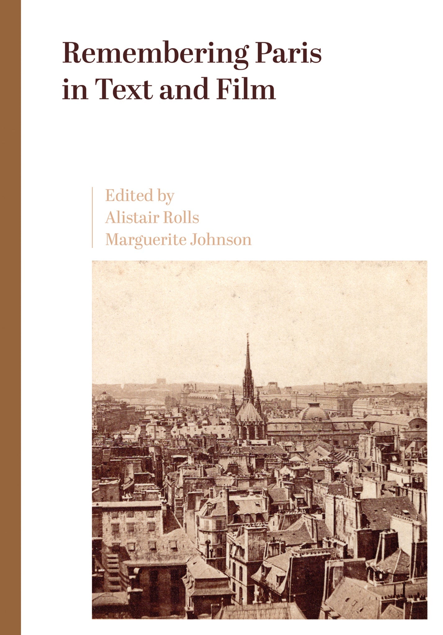 Cover image for Remembering Paris in Text and Film ISBN 9781789384208