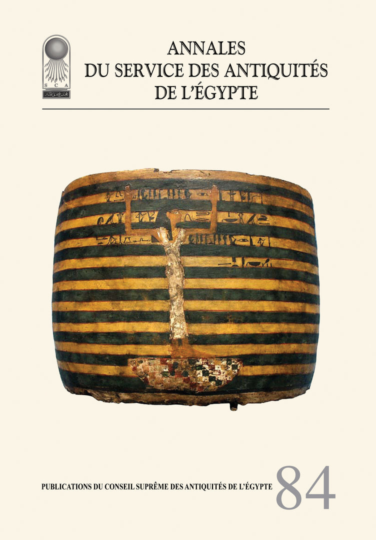 Cover image for Annales du Service des Antiquités de l’Egypte ISBN 9789777041843