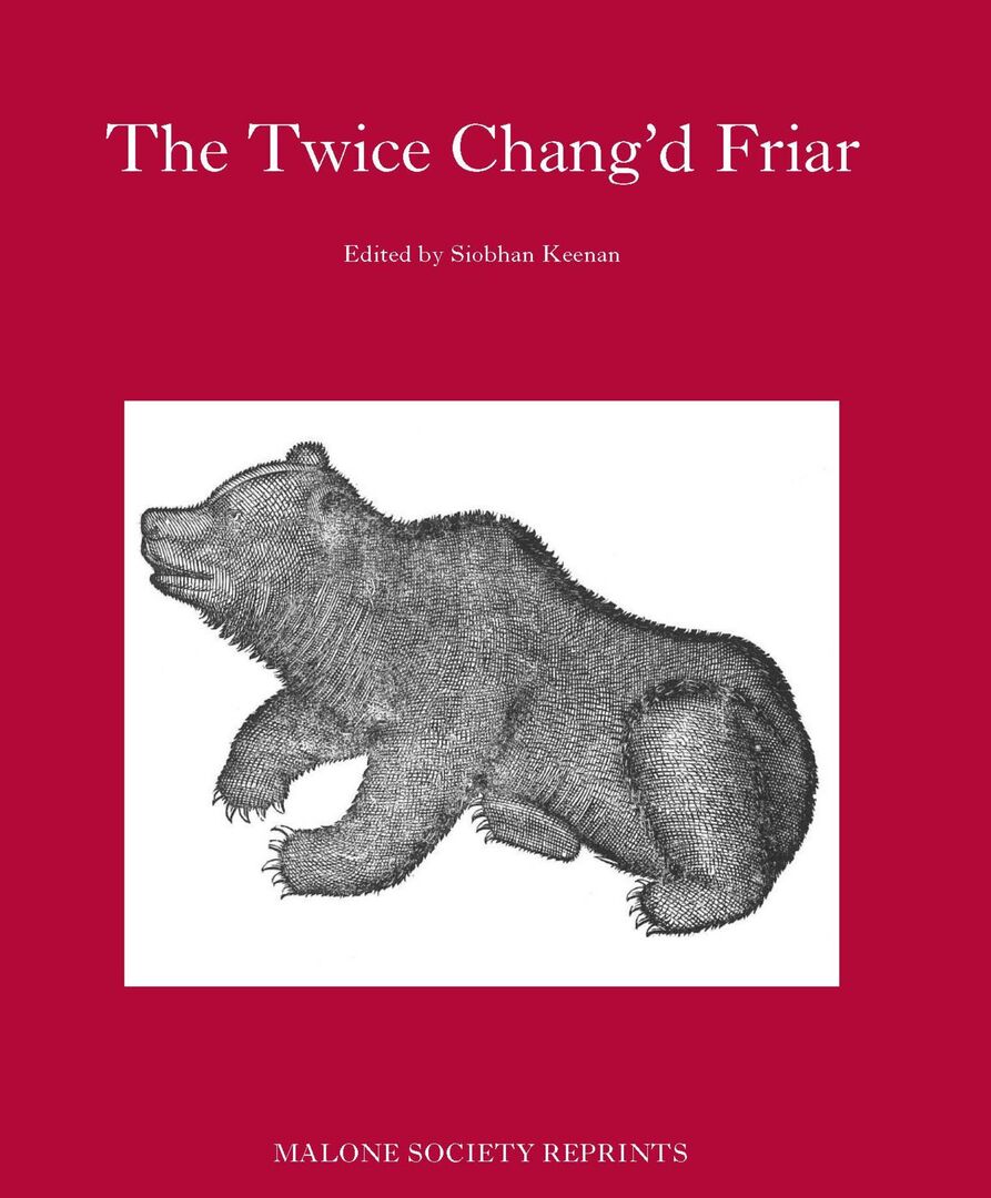 Cover image for The Twice-Chang'd Friar ISBN 9781526113924
