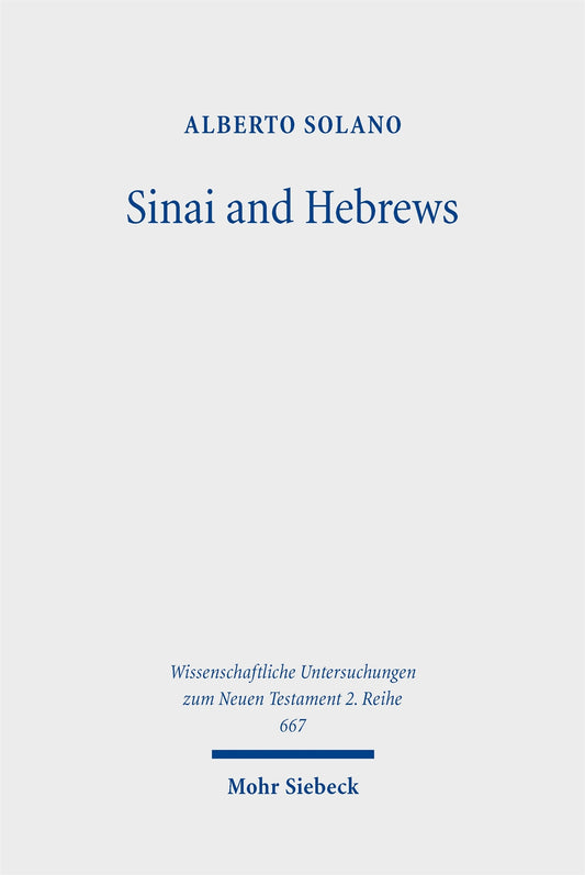 Sinai and Hebrews