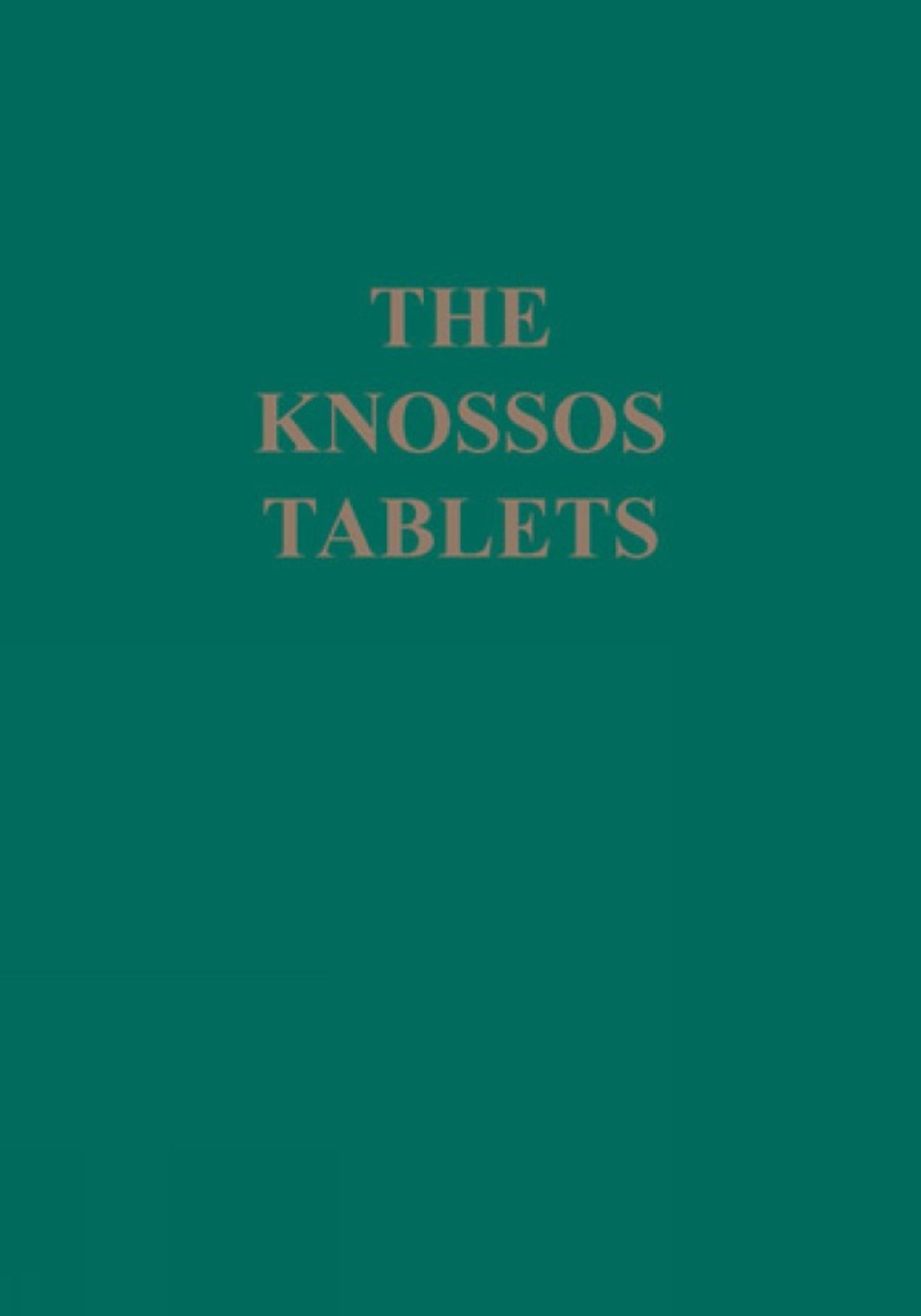 Knossos Tablets
