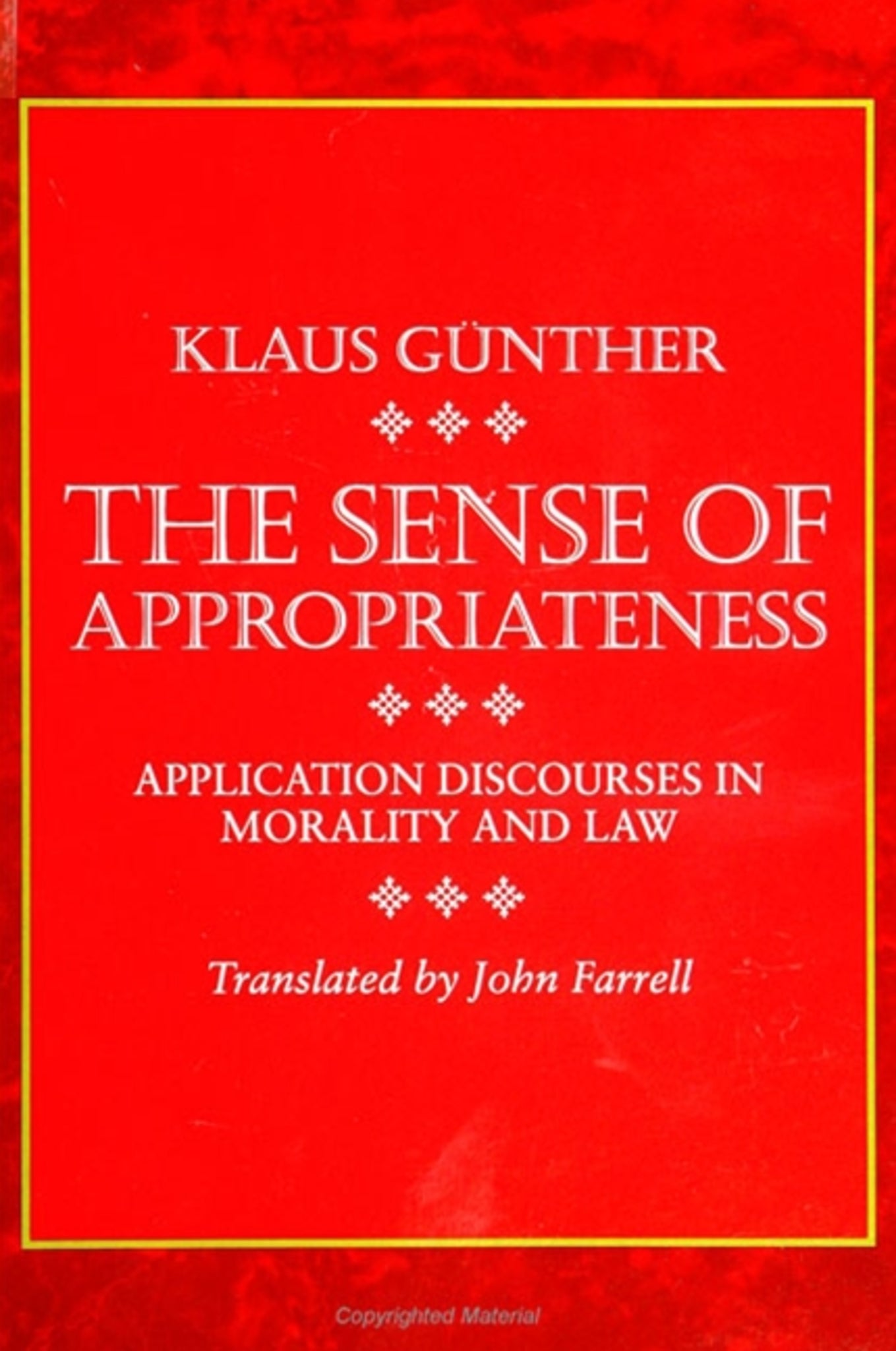 The Sense of Appropriateness