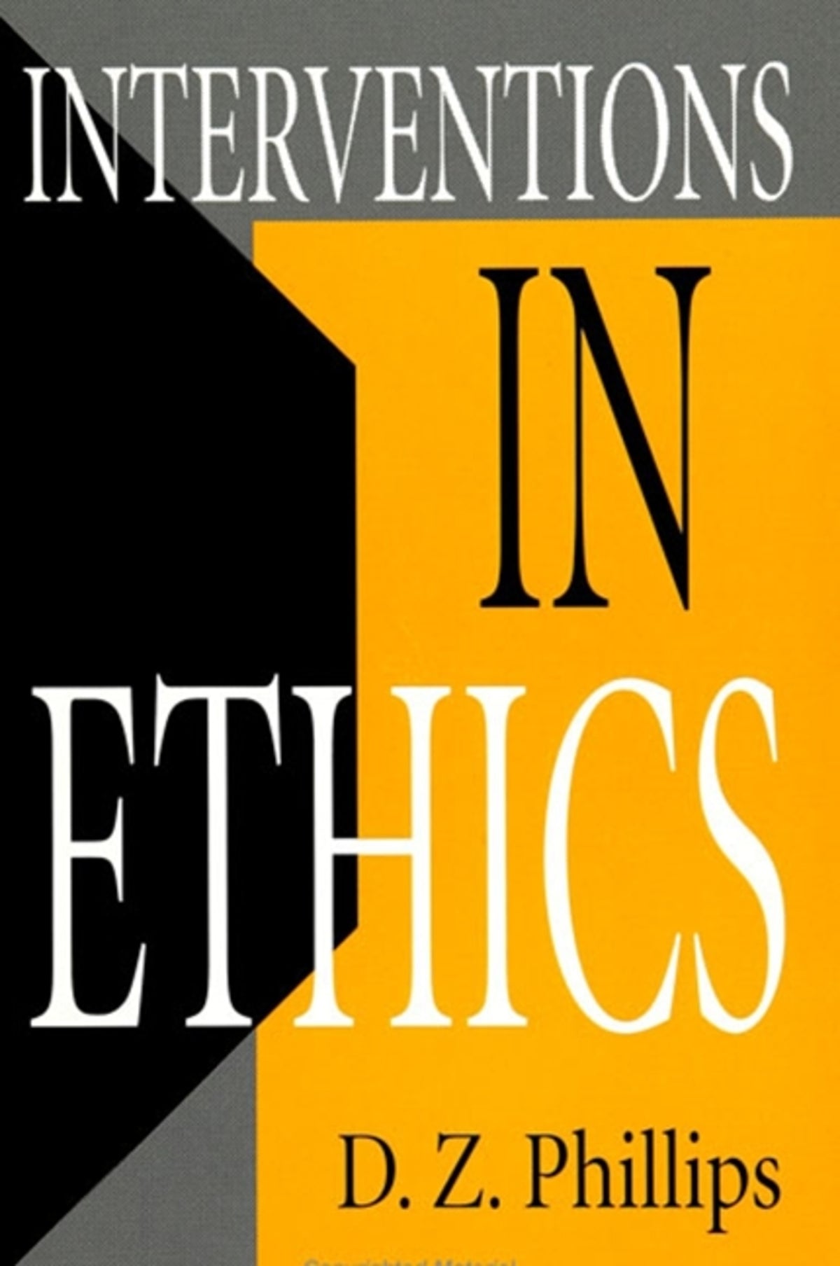 Cover image for Interventions in Ethics ISBN 9780791409961