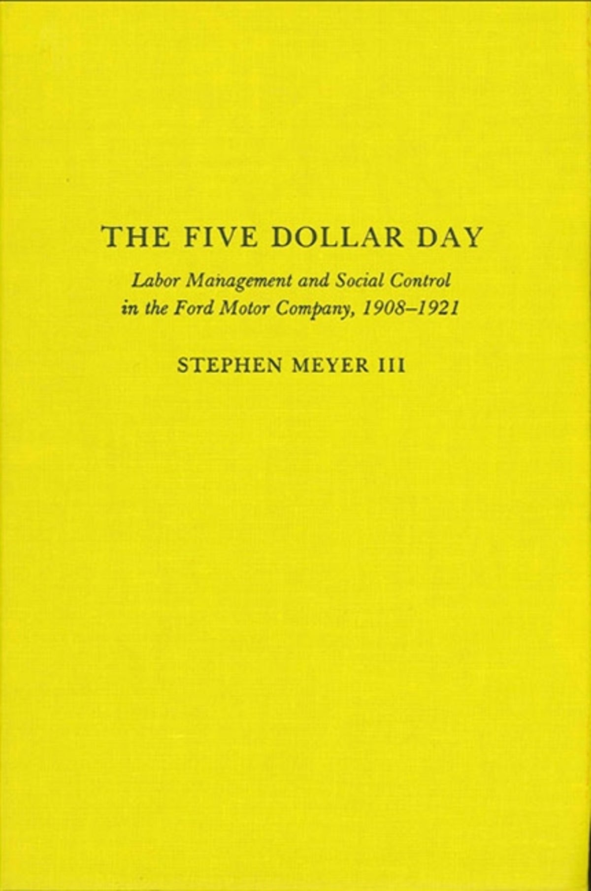 Cover image for The Five Dollar Day ISBN 9780873955096