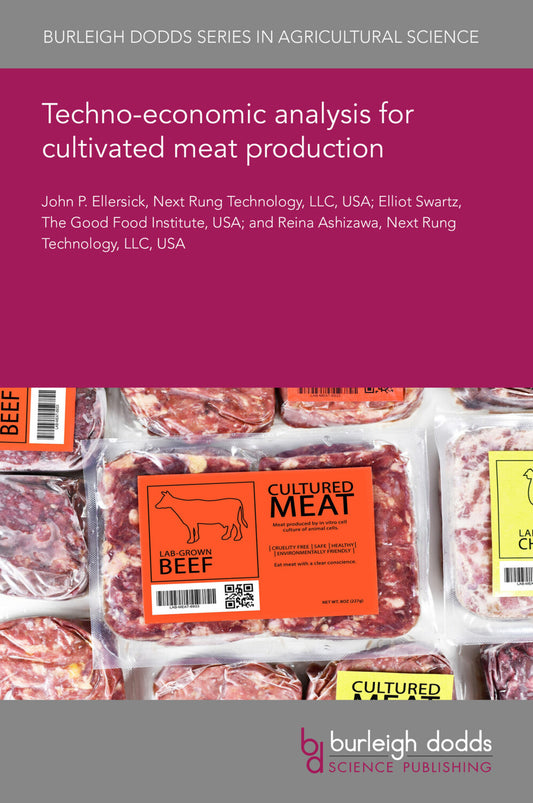 Techno-economic analysis for cultivated meat production