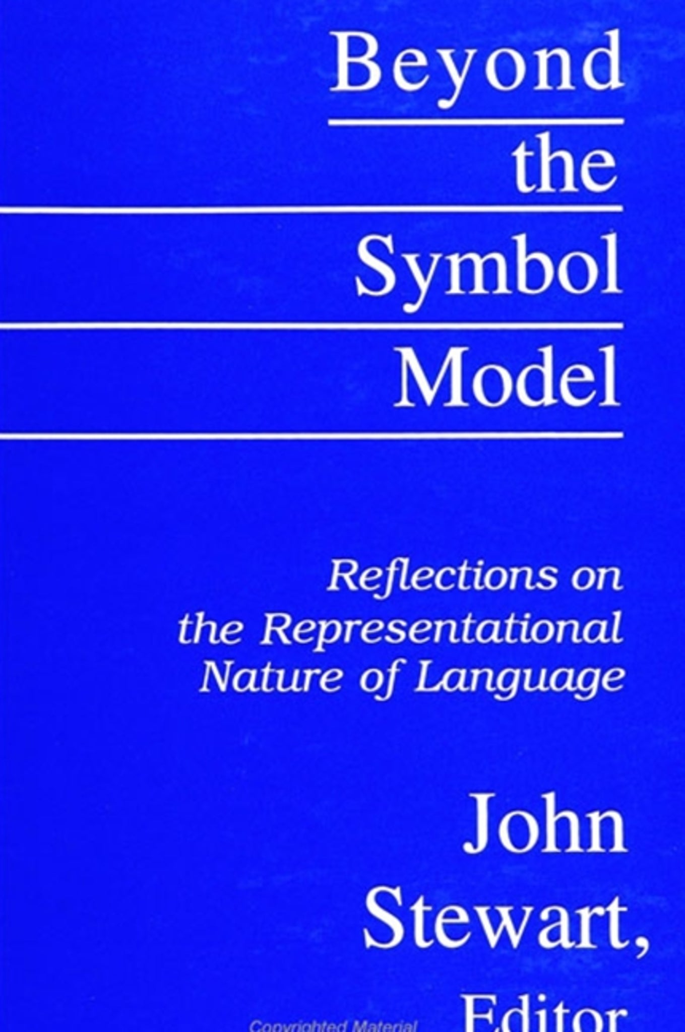 Cover image for Beyond the Symbol Model ISBN 9780791430842
