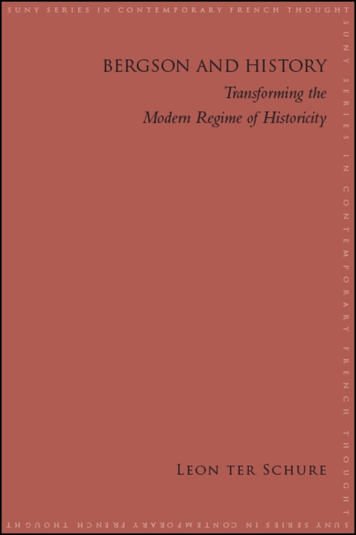 Cover image for Bergson and History ISBN 9781438476247