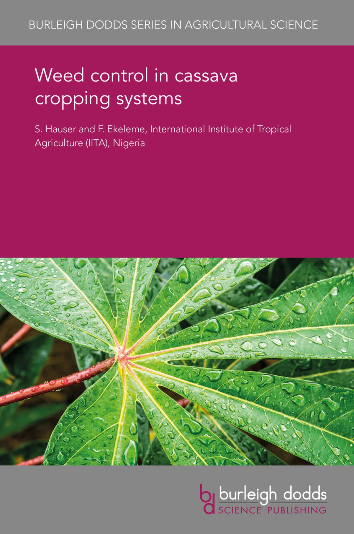 Cover image for Weed control in cassava cropping systems ISBN 9781838790738