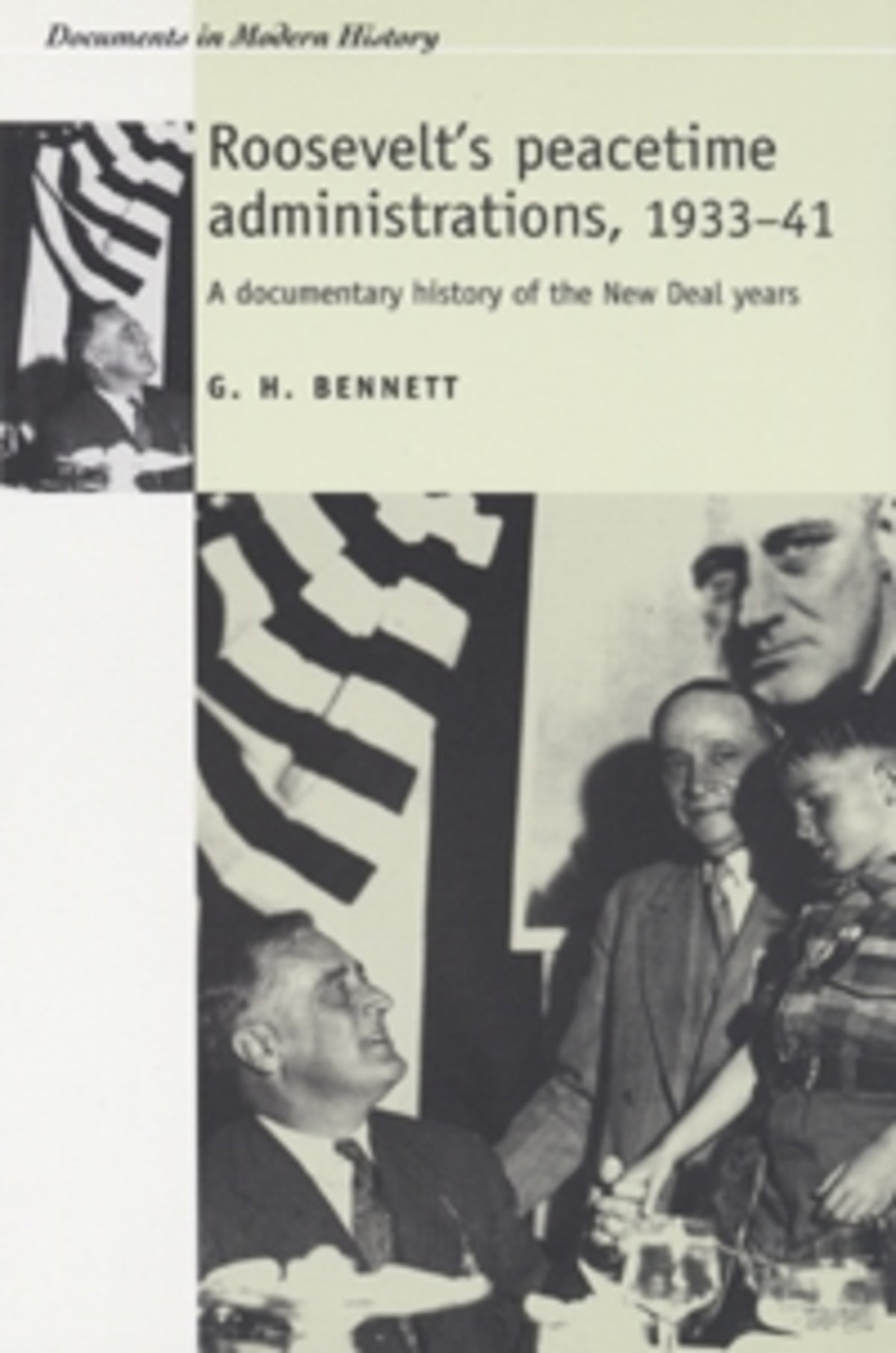 Roosevelt's peacetime administrations, 1933–41