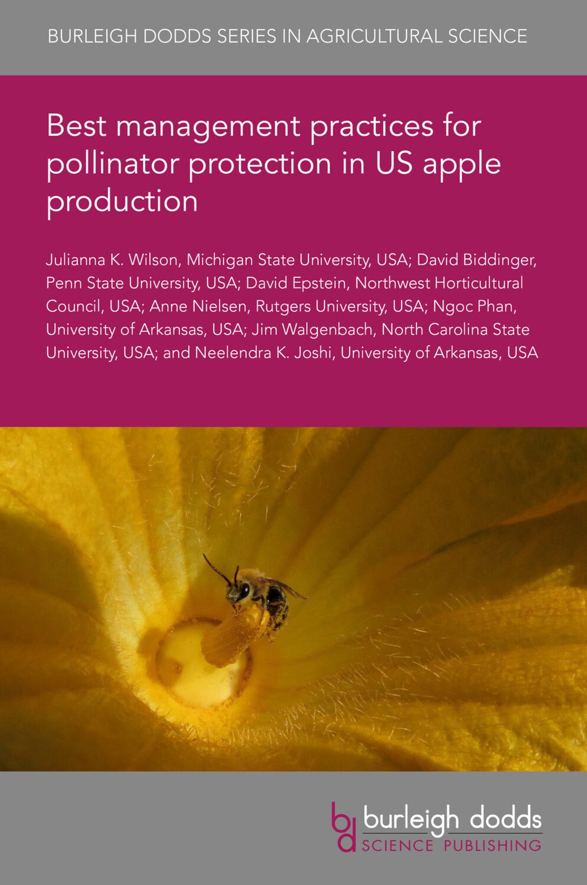 Cover image for Best management practices for pollinator protection in US apple production ISBN 9781801467568