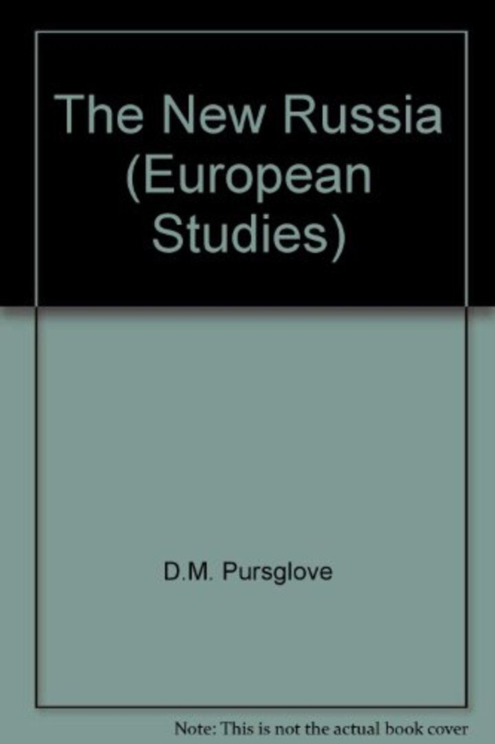 Cover image for The New Russia ISBN 9781871516876