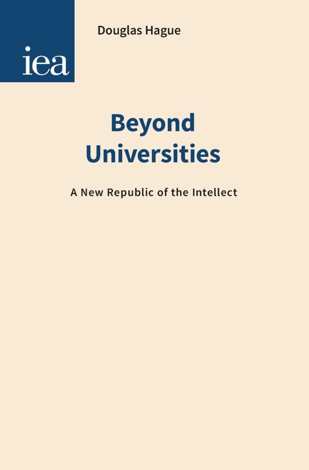Cover image for Beyond Universities ISBN 9780255366908