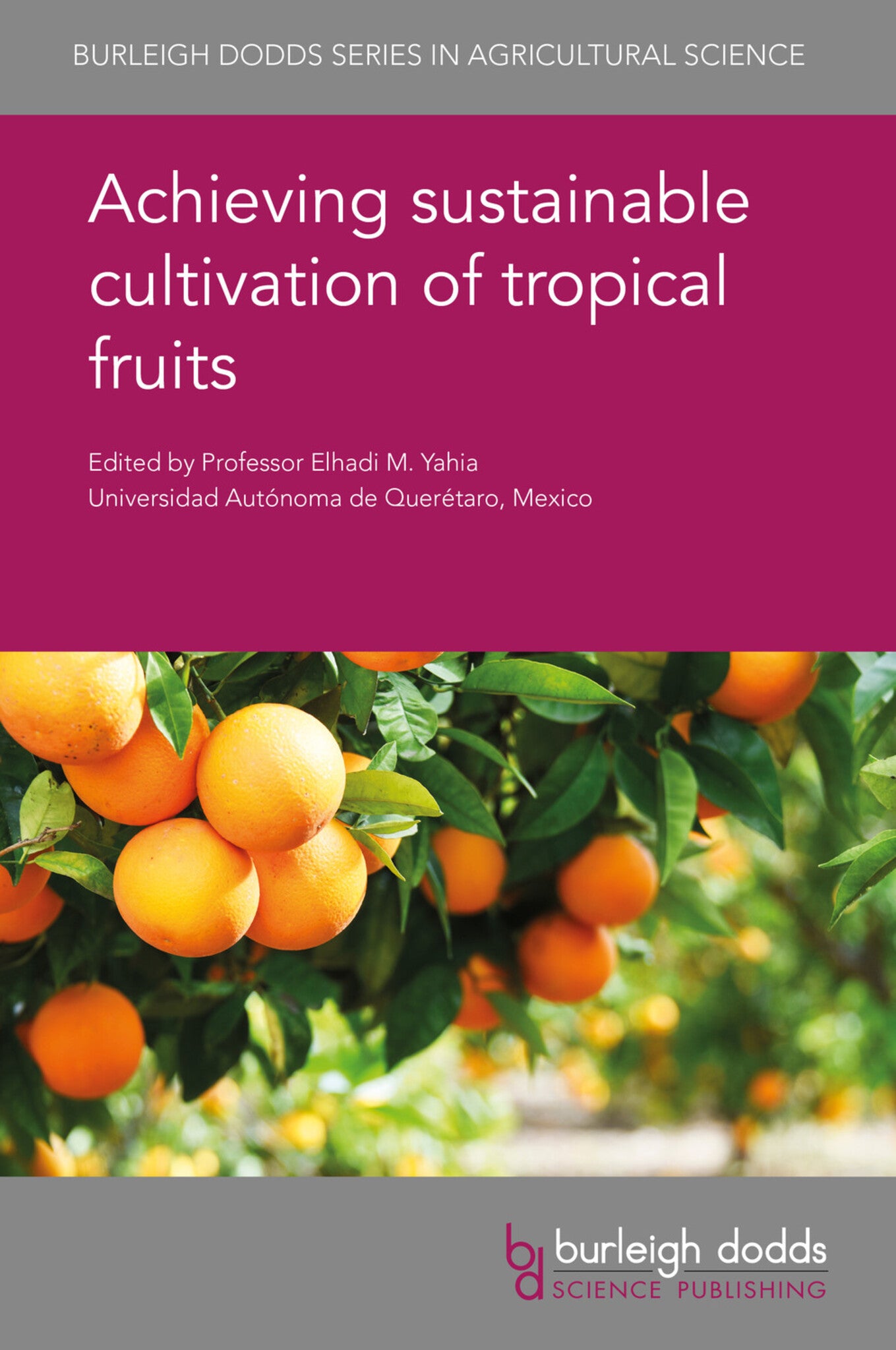 Cover image for Achieving sustainable cultivation of tropical fruits ISBN 9781786762870