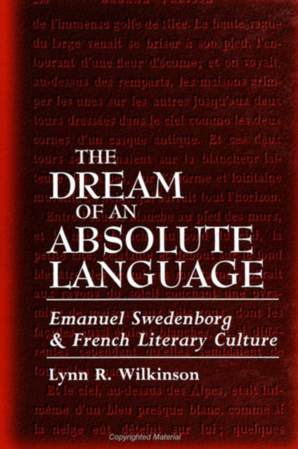 Cover image for The Dream of an Absolute Language ISBN 9780791429266