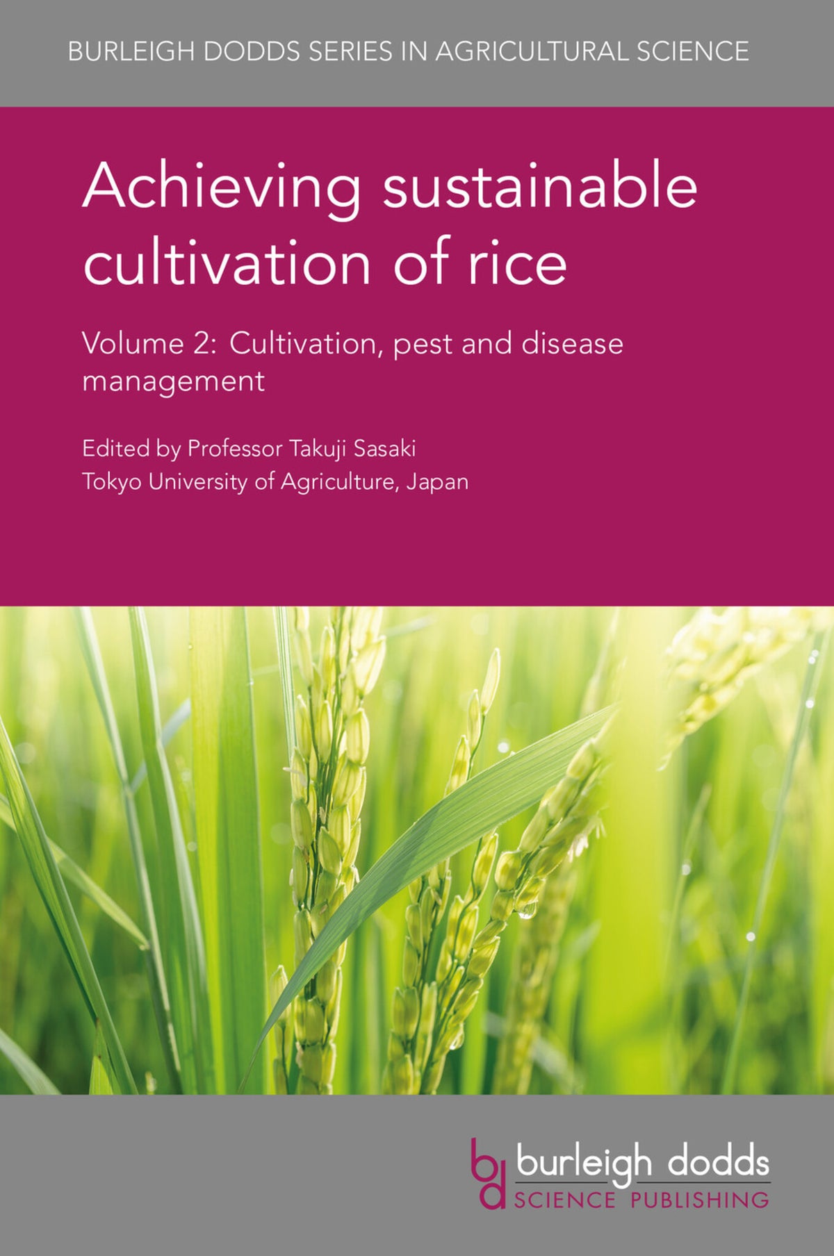 Cover image for Achieving sustainable cultivation of rice Volume 2 ISBN 9781786760319