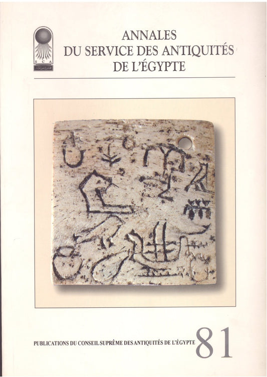 Annales du Service des Antiquités de l’Egypte