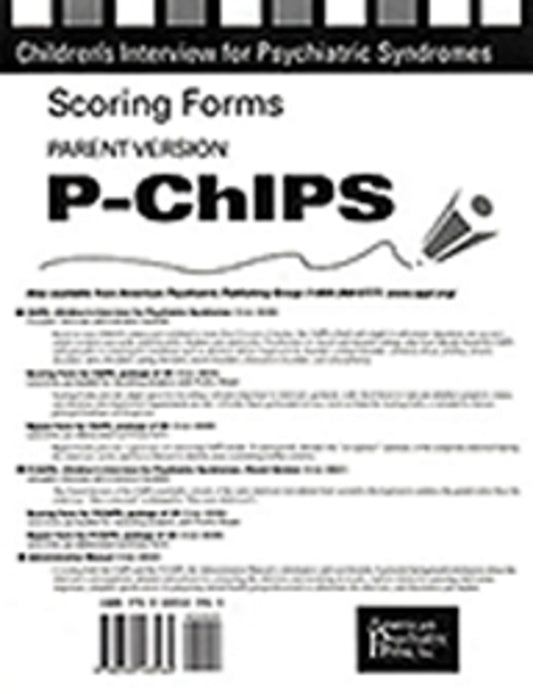 Scoring Forms for P-ChIPS