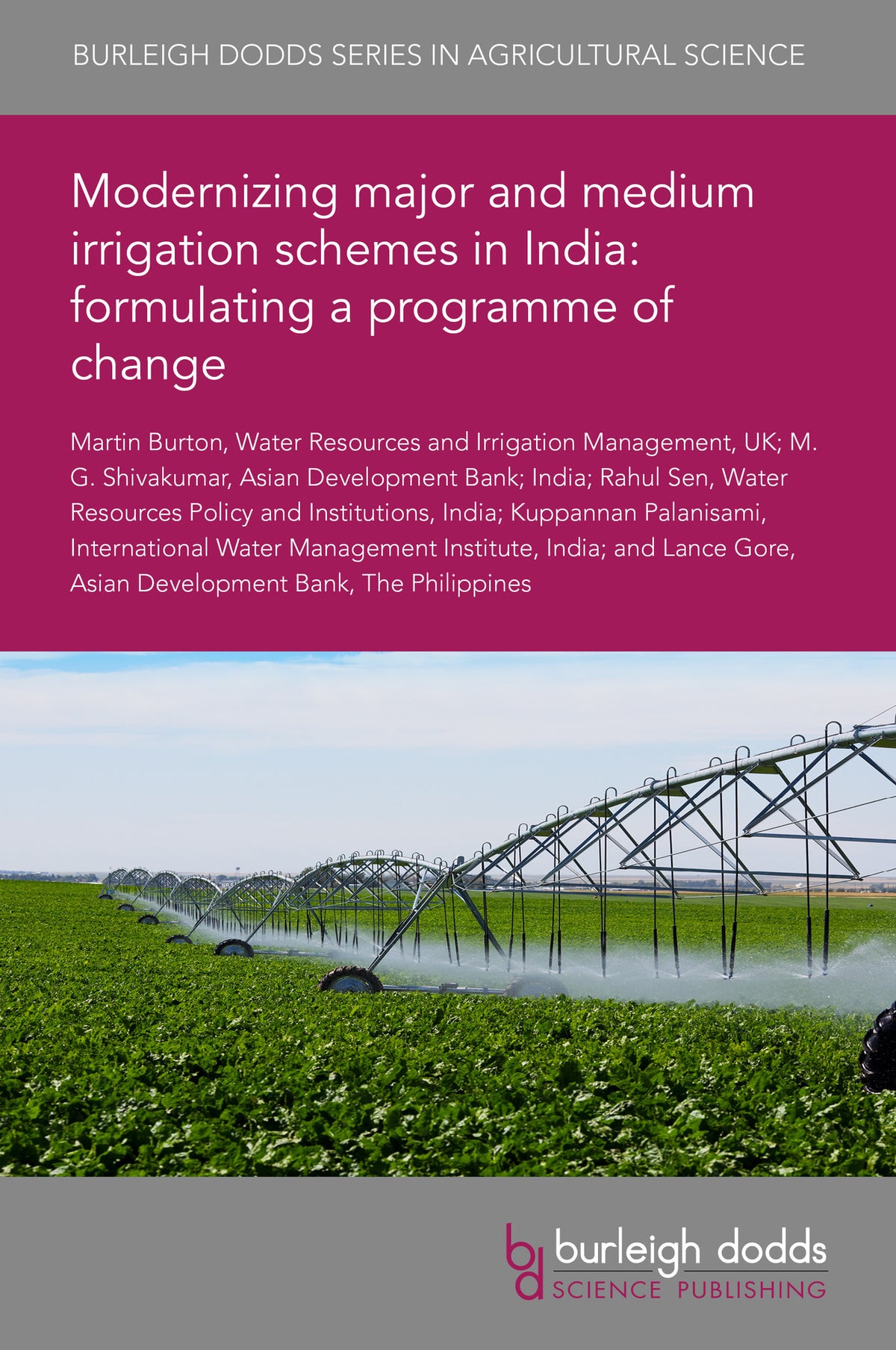 Modernizing major and medium irrigation schemes in India: formulating a programme of change