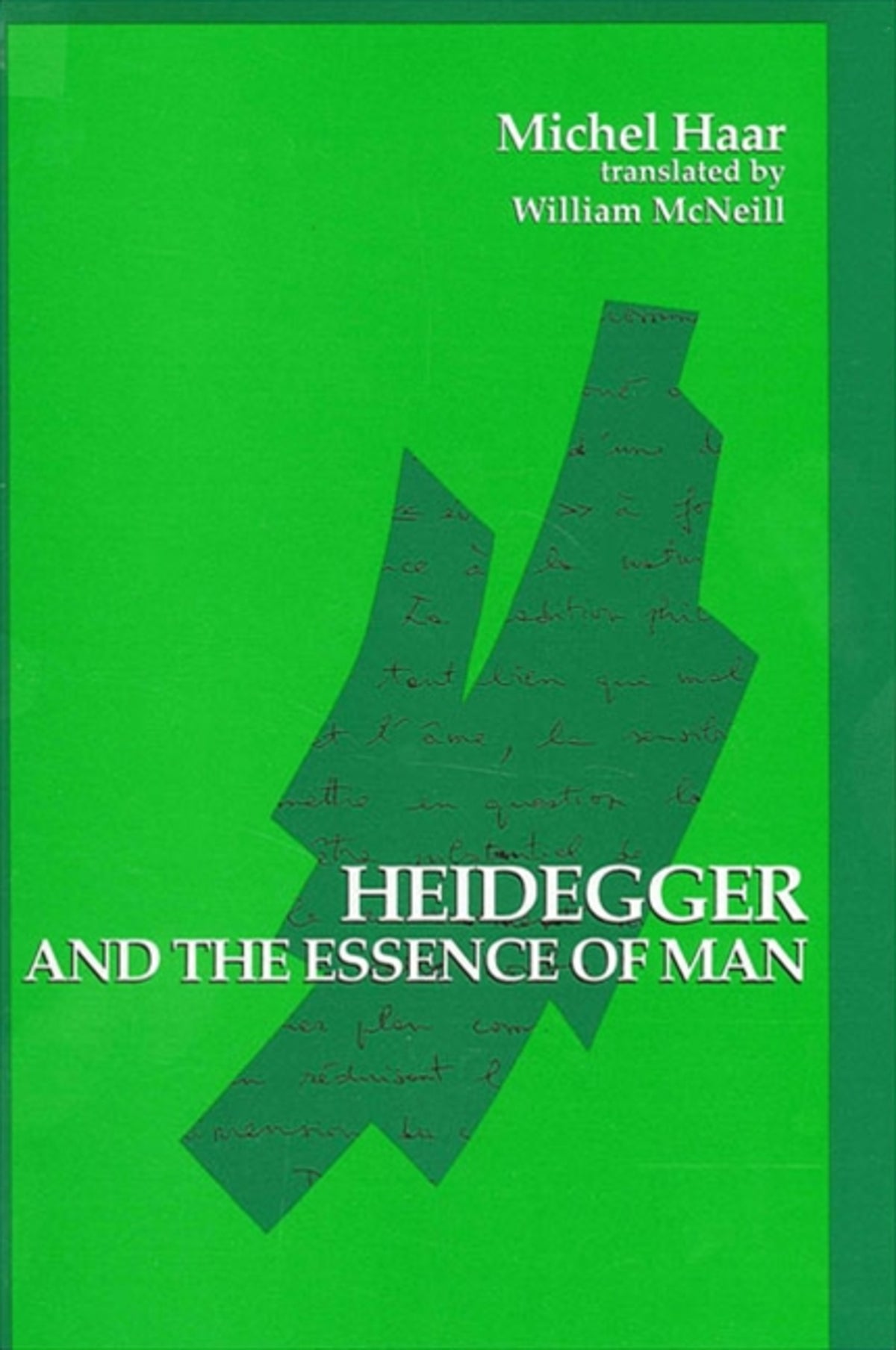Cover image for Heidegger and the Essence of Man ISBN 9780791415559